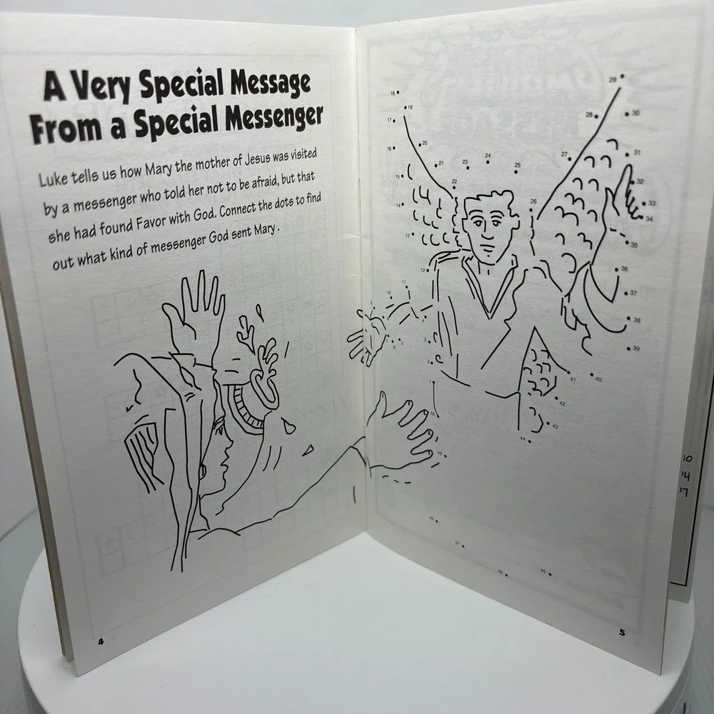 Bible‎ Stories The Story of the Wisemen Activity Book Christmas Puzzles Coloring